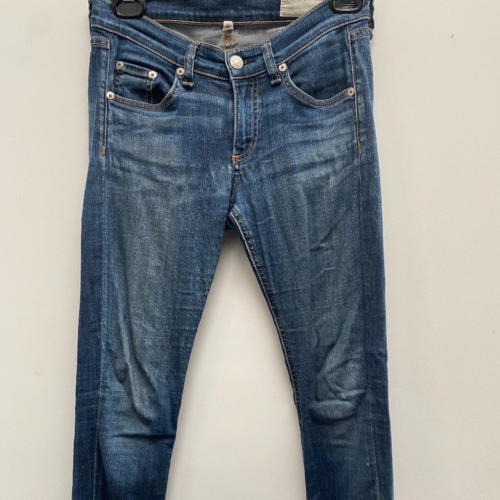 Rag & Bone Low Rise Skinny Jeans Sz 25